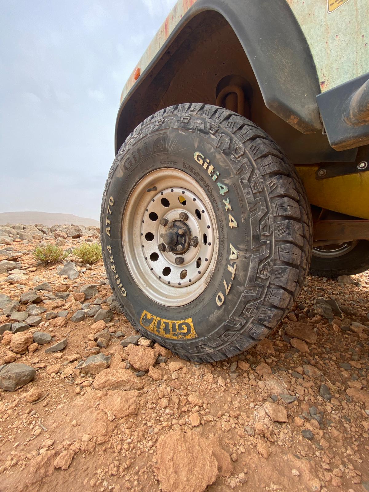 Giti4x4 AT70 Resilience Against Uneven Tracks